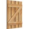 Ekena Millwork Spaced Board-n-Batten Shutters w/Z-Bar, Rough Sawn Western Red Cedar, 23W x 29H, PR RBS06Z23X029RWR - alternate 4
